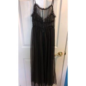 Sheer black dress